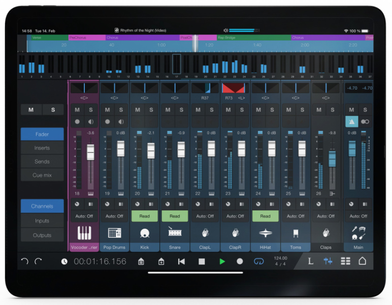 Presonus Studio One Mejora El Flujo De Trabajo Con Letras Y A Ade